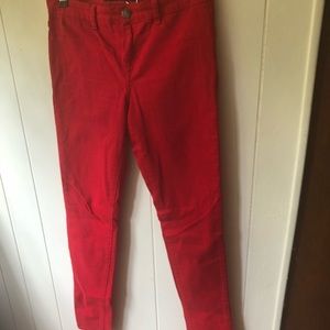 Calvin Klein red jeans